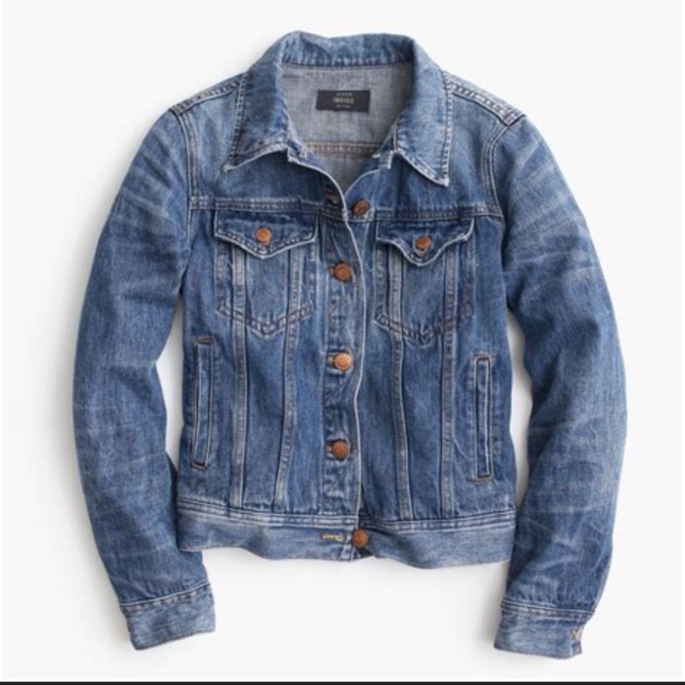 SALE J..Crew jean jacket sz M